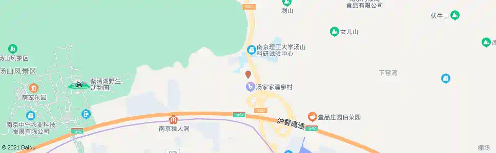 南京汤家家_公交站地图_南京公交_妙搜公交查询2024