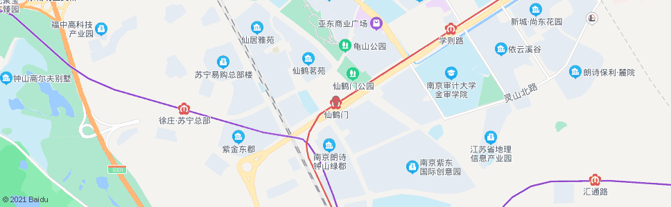 南京仙鹤门_公交站地图_南京公交_妙搜公交查询2024
