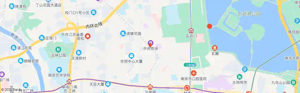 南京山西路_公交站地图_南京公交_妙搜公交查询2024