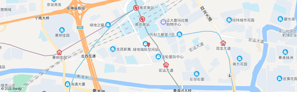 南京创新街_公交站地图_南京公交_妙搜公交查询2024