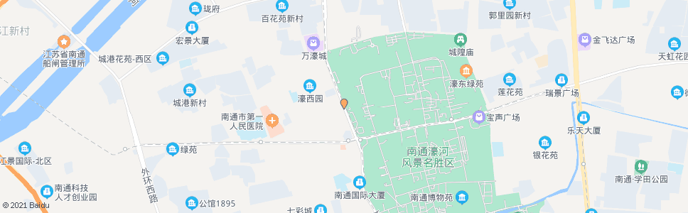 南通盆景园_公交站地图_南通公交_妙搜公交查询2024