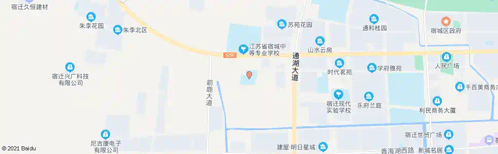 宿迁爱迪生学校_公交站地图_宿迁公交_妙搜公交查询2024