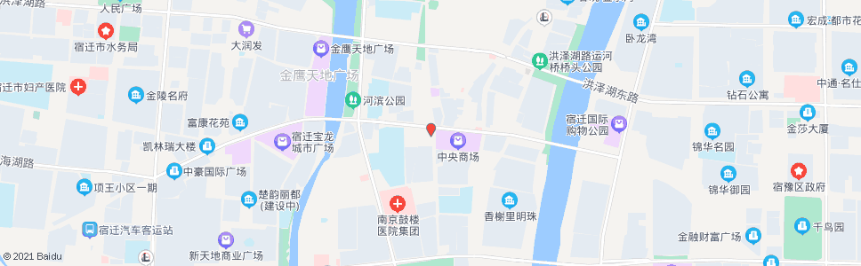 宿迁地一街_公交站地图_宿迁公交_妙搜公交查询2024