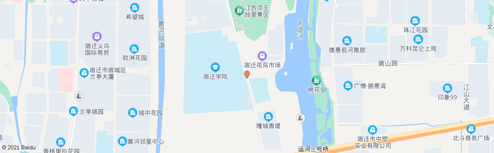 宿迁宿迁学院_公交站地图_宿迁公交_妙搜公交查询2024