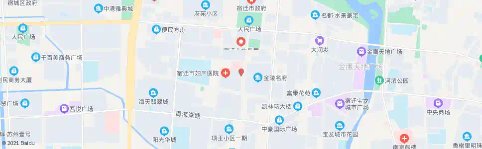 宿迁市中心血站_公交站地图_宿迁公交_妙搜公交查询2024