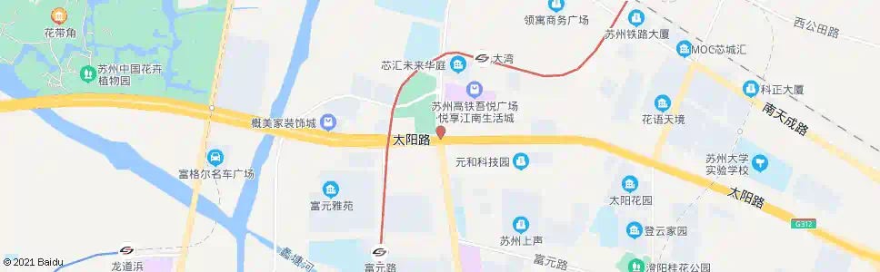 苏州相城大道太阳路_公交站地图_苏州公交_妙搜公交查询2024