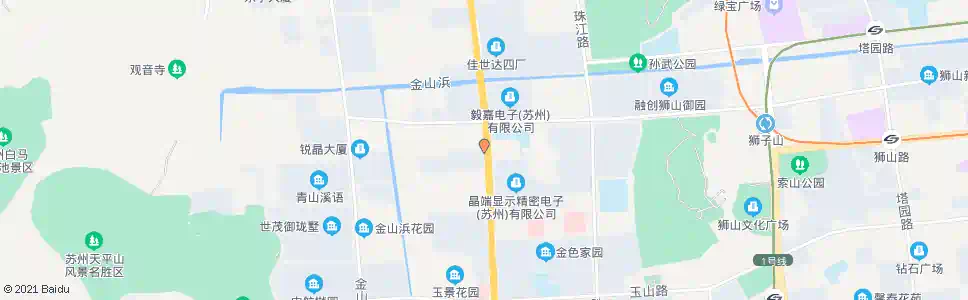 苏州迪睿合电子_公交站地图_苏州公交_妙搜公交查询2024