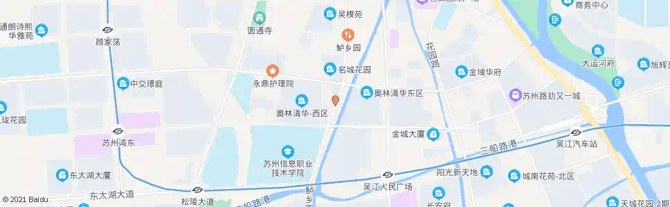 苏州奥林清华枢纽站_公交站地图_苏州公交_妙搜公交查询2024