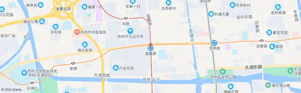 苏州盘蠡路站_公交站地图_苏州公交_妙搜公交查询2024