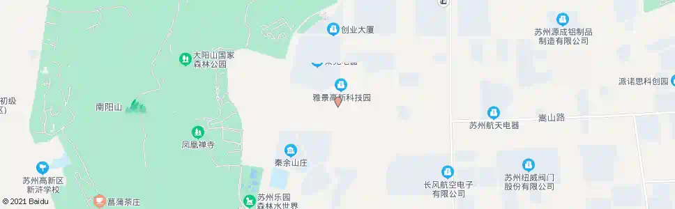 苏州石林路嵩山路北_公交站地图_苏州公交_妙搜公交查询2024