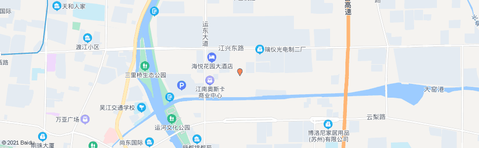 苏州三里桥_公交站地图_苏州公交_妙搜公交查询2024