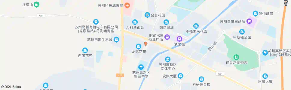 苏州龙惠花苑东_公交站地图_苏州公交_妙搜公交查询2024