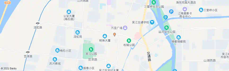 苏州三角井西_公交站地图_苏州公交_妙搜公交查询2024