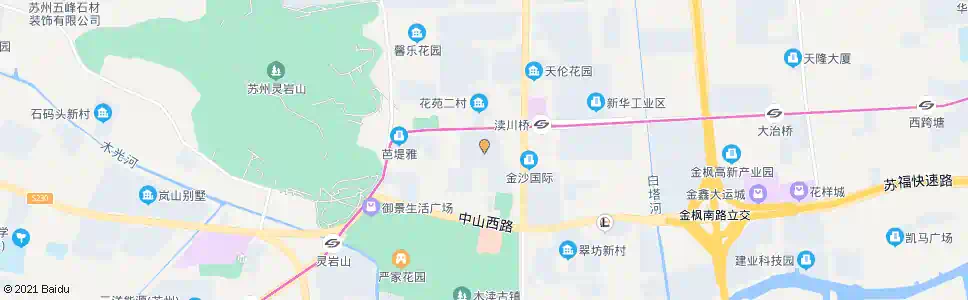 苏州花园新村_公交站地图_苏州公交_妙搜公交查询2024