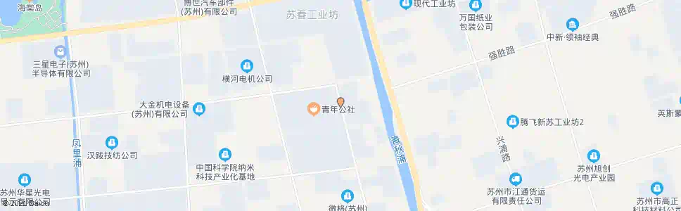 苏州青年公社东_公交站地图_苏州公交_妙搜公交查询2024