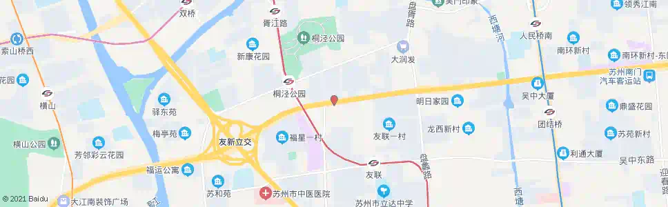 苏州南环西路_公交站地图_苏州公交_妙搜公交查询2024