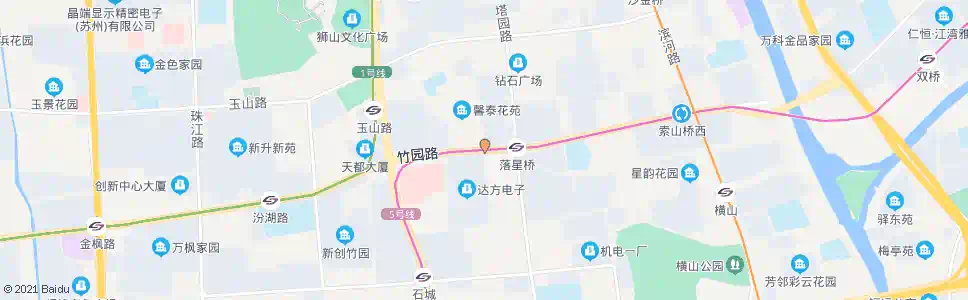 苏州名馨花园_公交站地图_苏州公交_妙搜公交查询2024