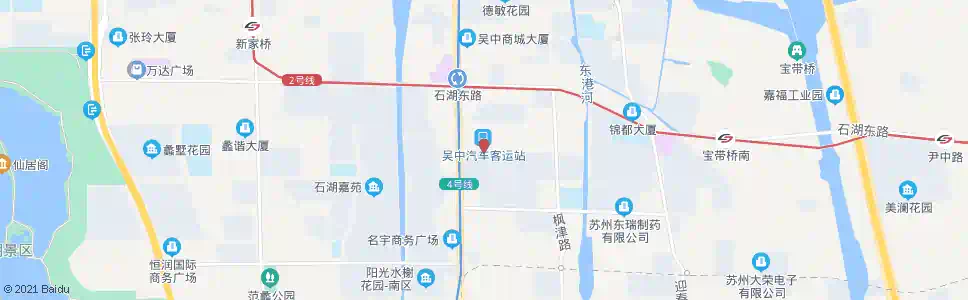 苏州吴中汽车站南_公交站地图_苏州公交_妙搜公交查询2024