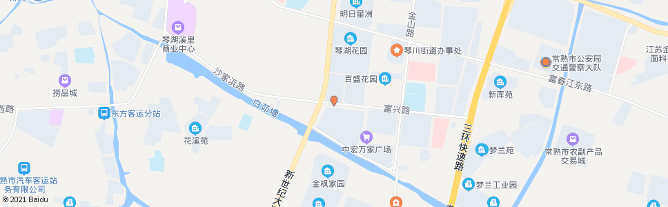 苏州琴湖家园(富兴路)_公交站地图_苏州公交_妙搜公交查询2024