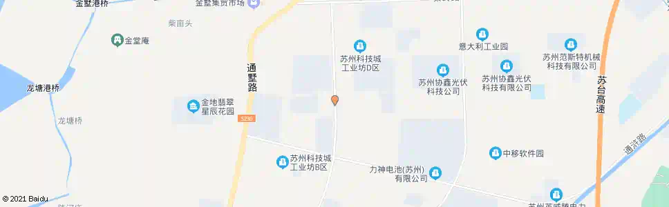 苏州金沙江路吕梁山路北_公交站地图_苏州公交_妙搜公交查询2024