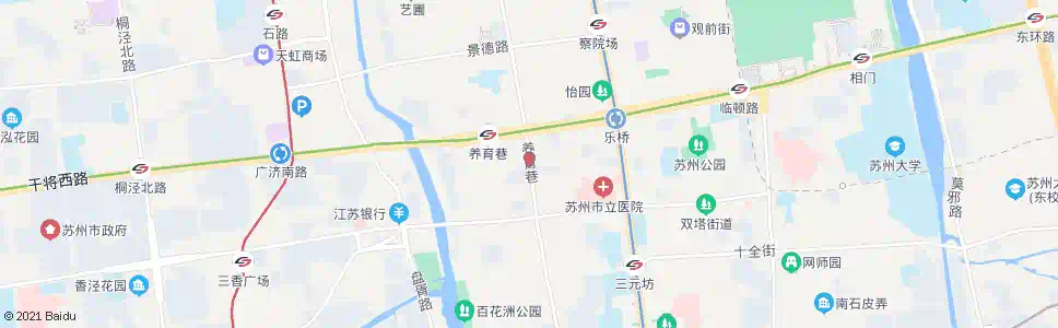 苏州干将路_公交站地图_苏州公交_妙搜公交查询2024