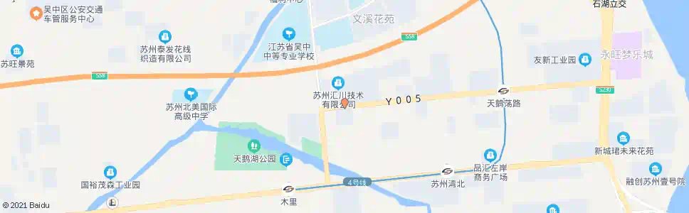 苏州天鹅荡路龙翔路东_公交站地图_苏州公交_妙搜公交查询2024