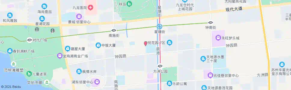 苏州星洲学校_公交站地图_苏州公交_妙搜公交查询2024