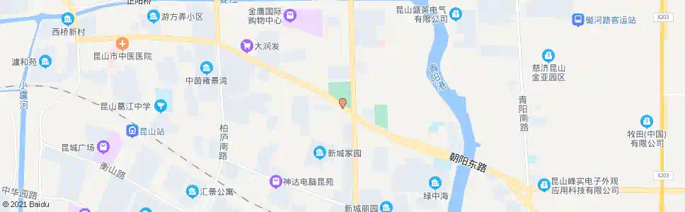 苏州长江路朝阳路_公交站地图_苏州公交_妙搜公交查询2024