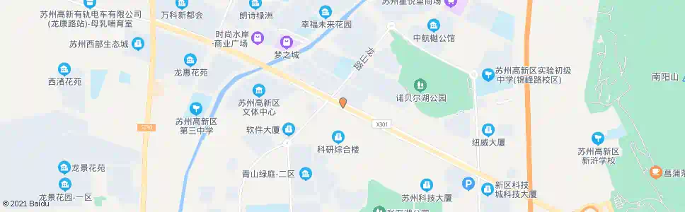 苏州龙山路站_公交站地图_苏州公交_妙搜公交查询2024