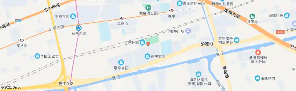 苏州东亭家园_公交站地图_苏州公交_妙搜公交查询2024