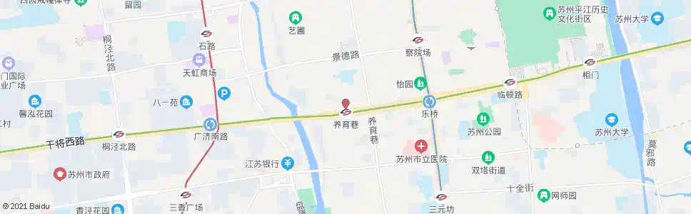 苏州新人才市场_公交站地图_苏州公交_妙搜公交查询2024