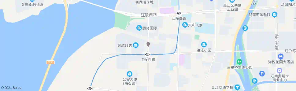 苏州吴越岭秀东_公交站地图_苏州公交_妙搜公交查询2024