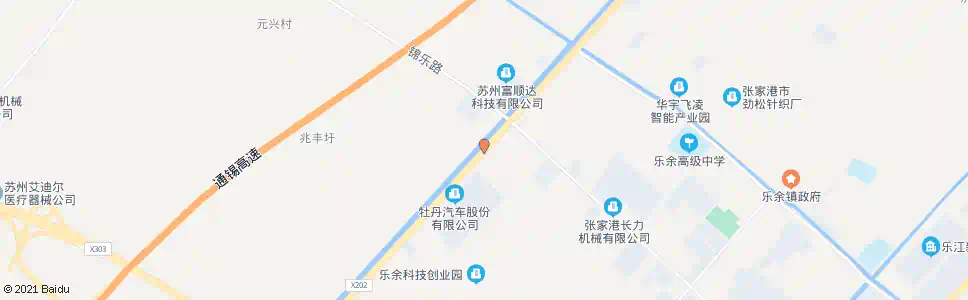 苏州乐余开发区_公交站地图_苏州公交_妙搜公交查询2024