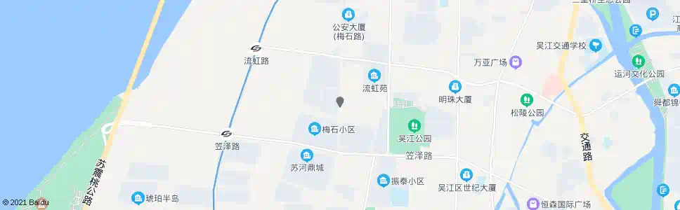 苏州江城花园_公交站地图_苏州公交_妙搜公交查询2024