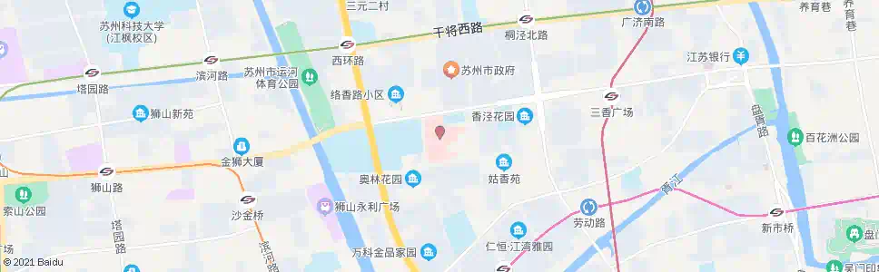 苏州附二医院_公交站地图_苏州公交_妙搜公交查询2024