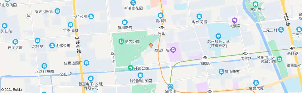 苏州市委党校_公交站地图_苏州公交_妙搜公交查询2024