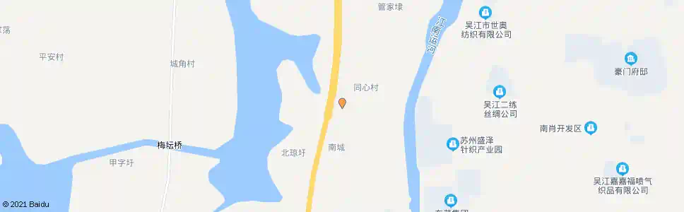 苏州万心村(南北快线路口)_公交站地图_苏州公交_妙搜公交查询2024