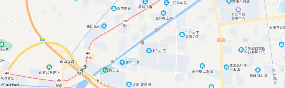 苏州上供小区_公交站地图_苏州公交_妙搜公交查询2024