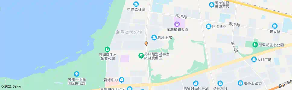 苏州星湖街唯青路北_公交站地图_苏州公交_妙搜公交查询2024