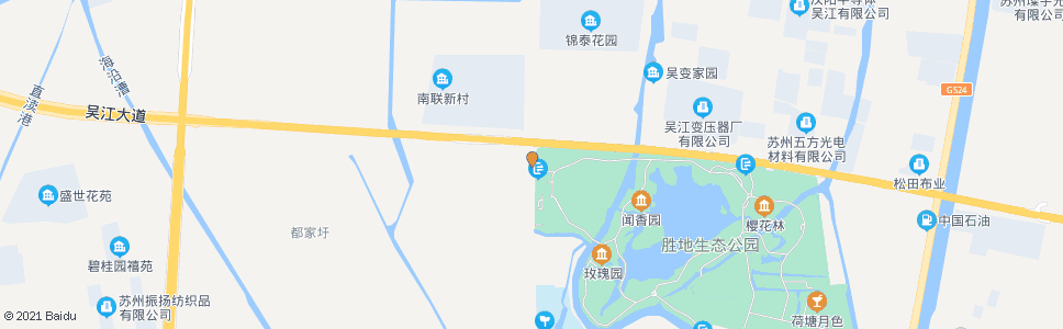 苏州胜地生态公园_公交站地图_苏州公交_妙搜公交查询2024