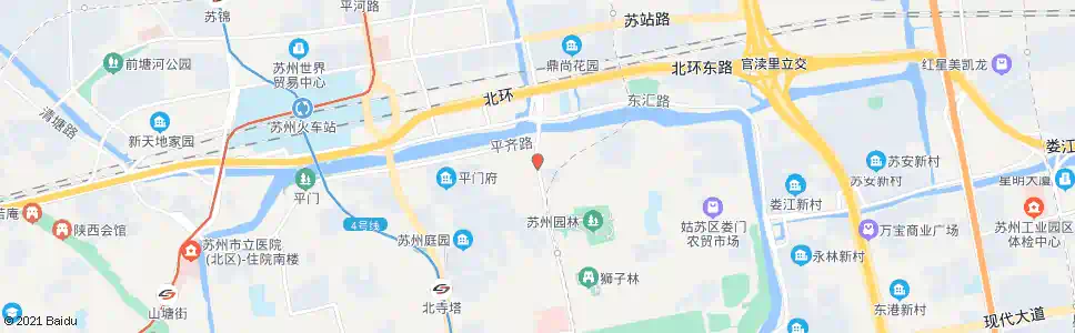 苏州齐门_公交站地图_苏州公交_妙搜公交查询2024