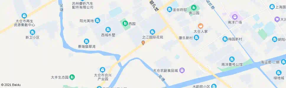 苏州西郊菜场_公交站地图_苏州公交_妙搜公交查询2024