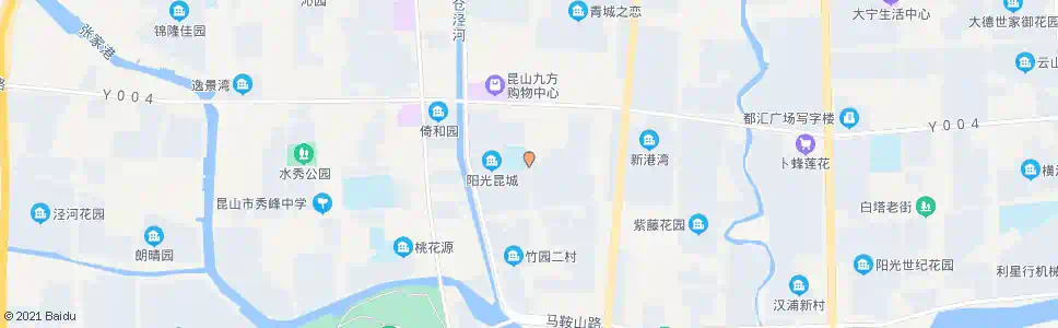 苏州阳光昆城_公交站地图_苏州公交_妙搜公交查询2024