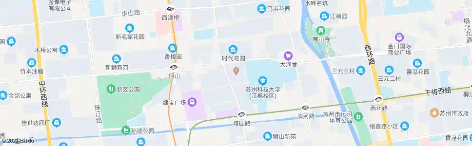 苏州名都花苑_公交站地图_苏州公交_妙搜公交查询2024