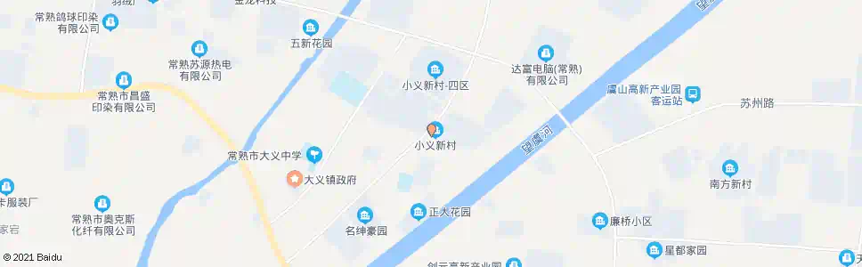 苏州小义村_公交站地图_苏州公交_妙搜公交查询2024