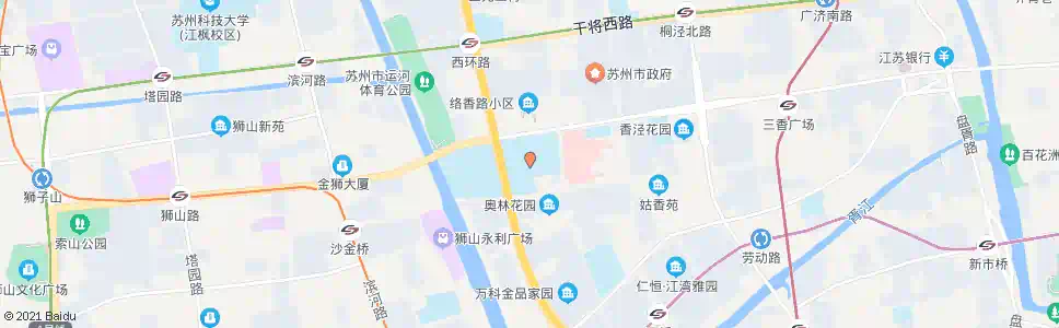 苏州东方体育中心站_公交站地图_苏州公交_妙搜公交查询2024