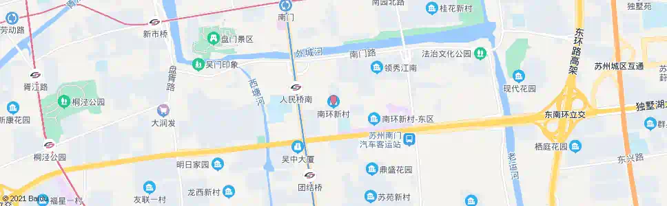 苏州南环新村2_公交站地图_苏州公交_妙搜公交查询2024