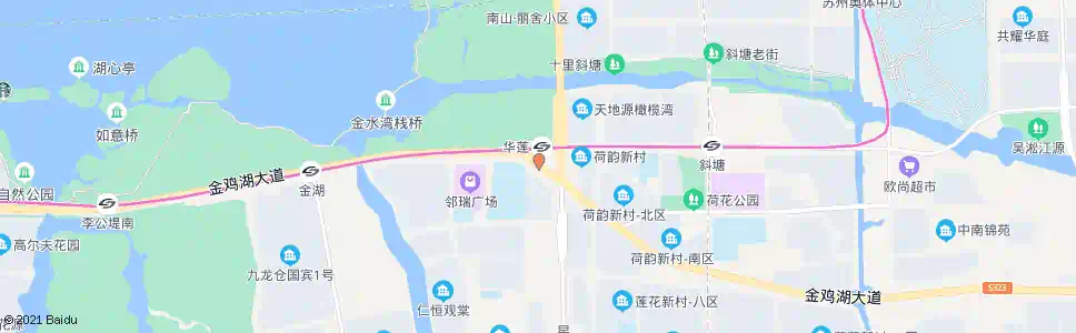 苏州大地乐章西_公交站地图_苏州公交_妙搜公交查询2024