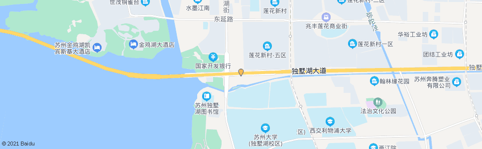 苏州独墅湖大道星湖街东_公交站地图_苏州公交_妙搜公交查询2024