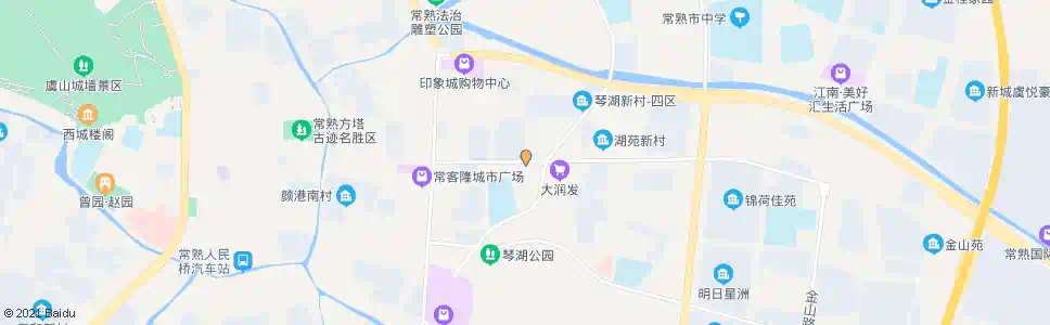 苏州琴湖新村(新颜路)_公交站地图_苏州公交_妙搜公交查询2024